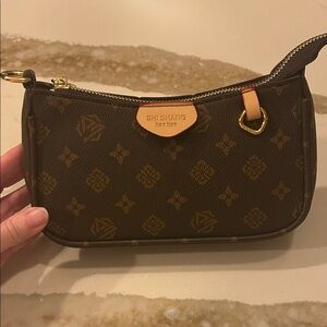 Small Brown Handbag/Purse, New